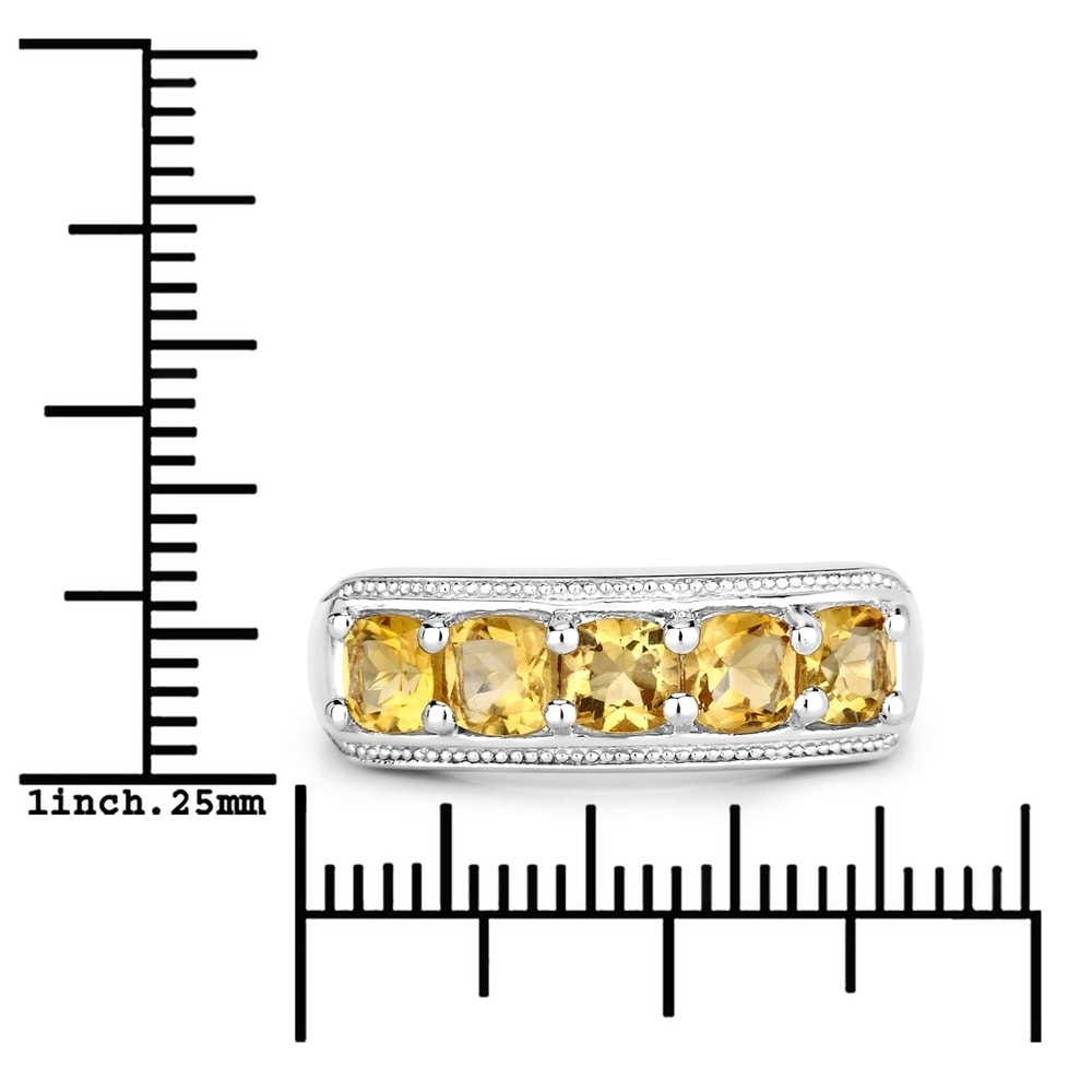 Rafaela Donata Bague Argent sterling Citrine en Argent Bague