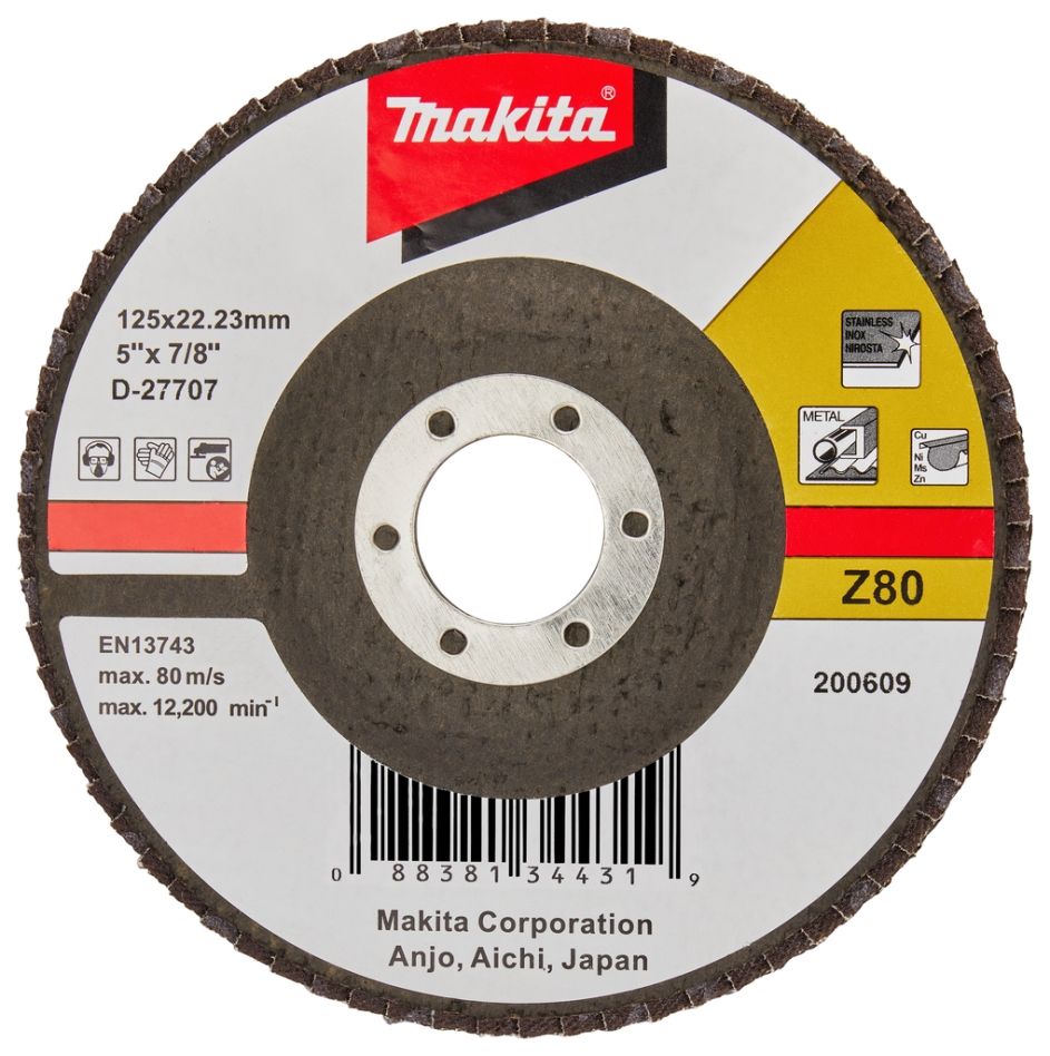 Accesorios Makita D-27707 Disco de láminas de 125 mm Z80