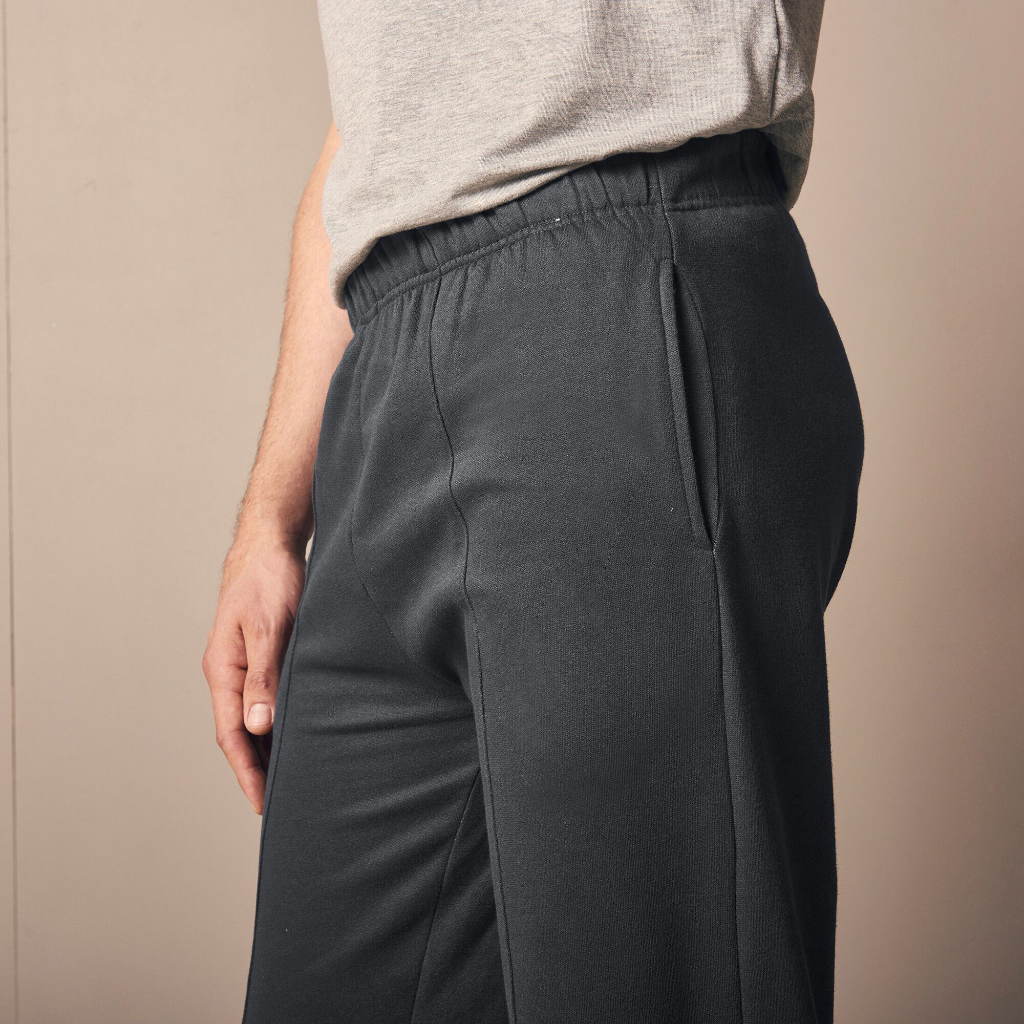 Pantalon loisirs molleton, bas droits