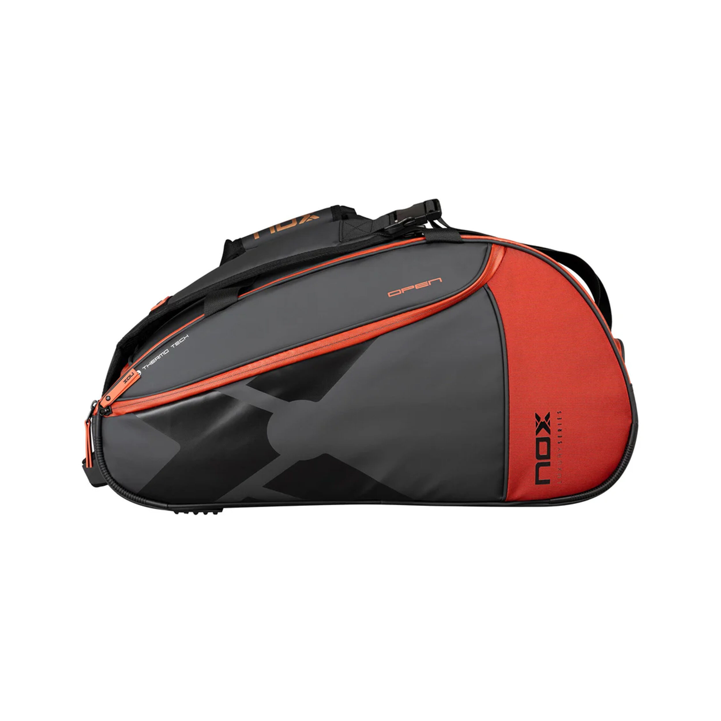 Open Series Padelschlägertasche - Schwarz, Orange