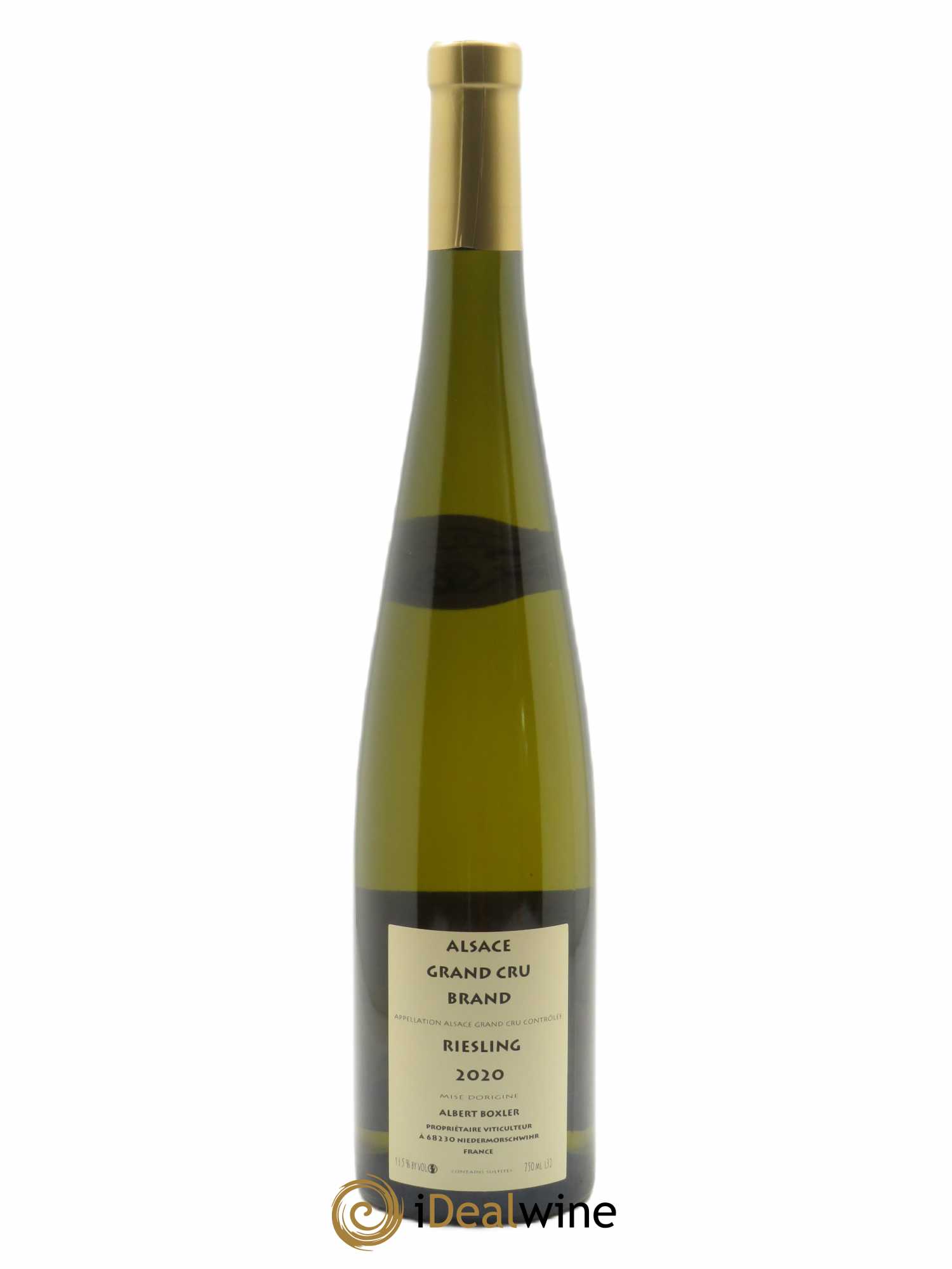Riesling Grand Cru Brand Albert Boxler  2020 - Lot de 1 Bouteille