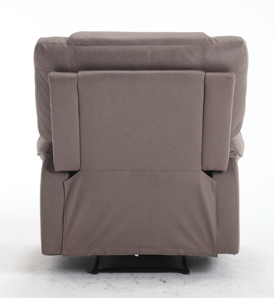 Happy Home Relaxsessel mit verstellbare Rückenlehnen & Liegefunktion, braun