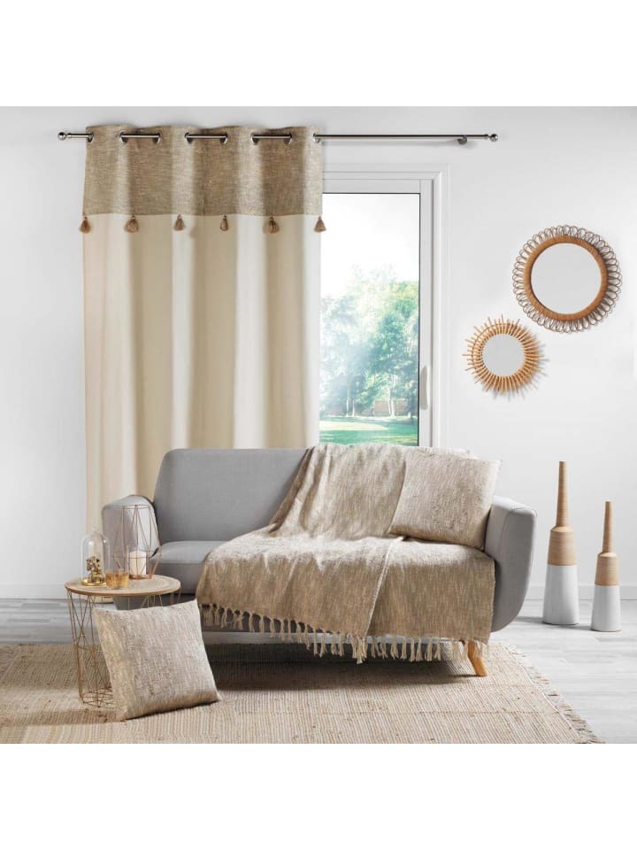 Douceur d’Intérieur Vorhang in beige günstig kaufen onesize