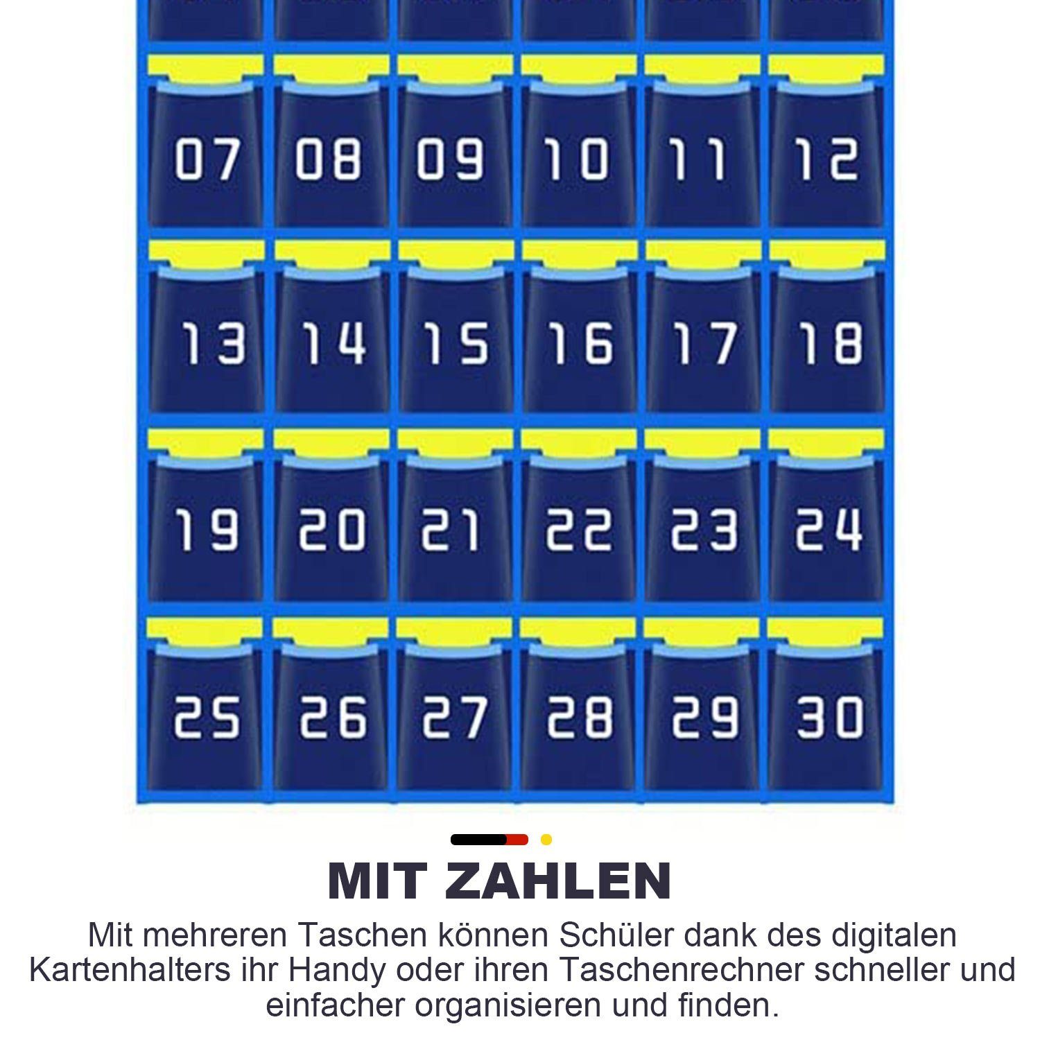MAGICSHE Aufbewahrungstasche Handy-Taschen Klassenzimmer Nummerierung