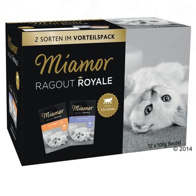 Probierpack Miamor Ragout Royale Jelly Kitten 12 x 100 g
