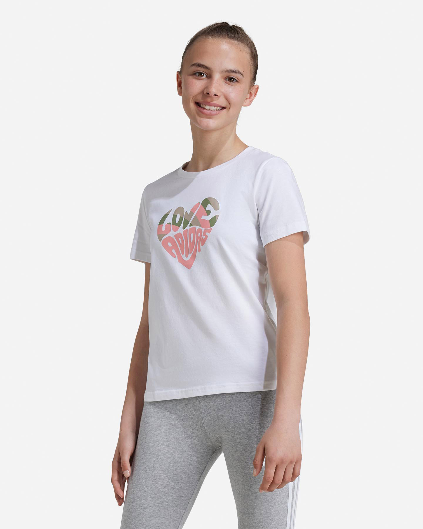 T-shirt Adidas Street Jam Heart Jr IW2484