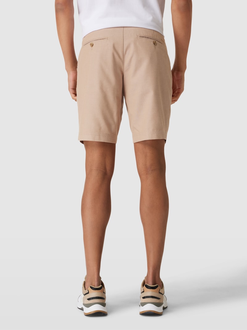 Chino-Shorts mit französischen Eingrifftaschen Modell 'Slice' in beige