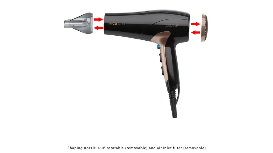 CLATRONIC Haartrockner 2200W Ionic HT3661