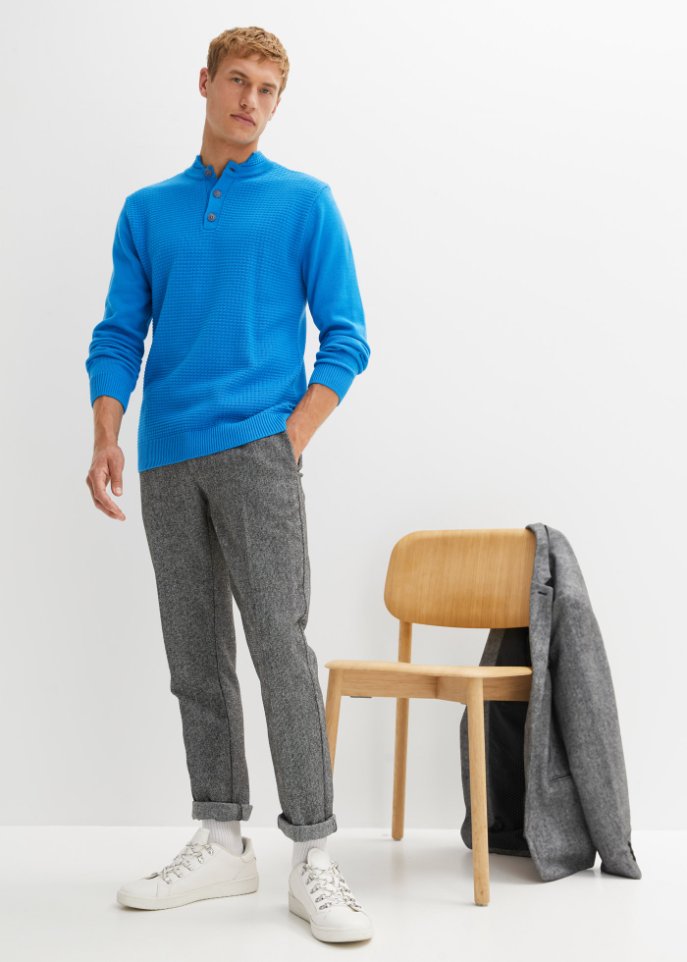 Pullover mit Stehkragen