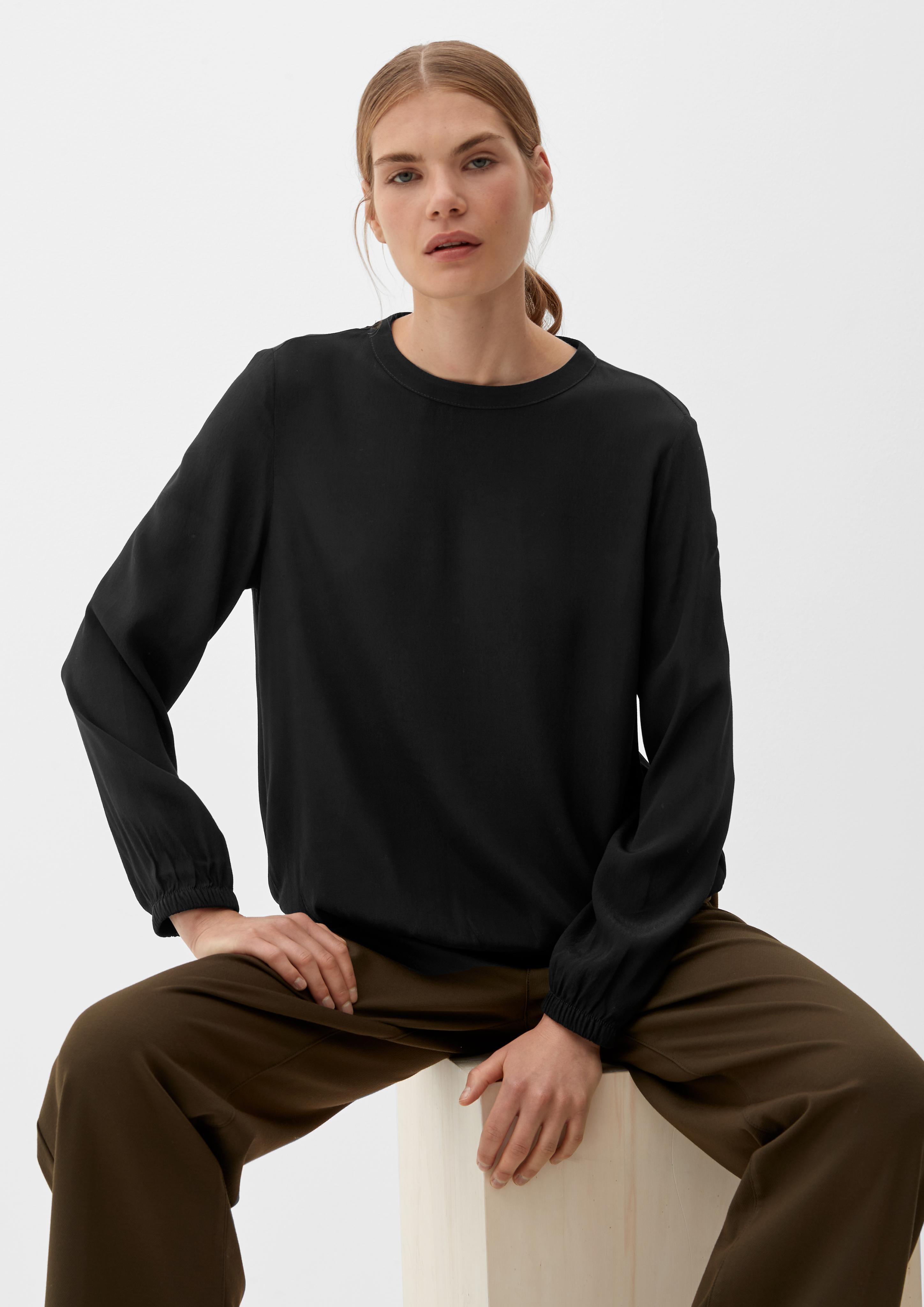 Blusenshirt aus Viskosecrêpe  2123983-9999