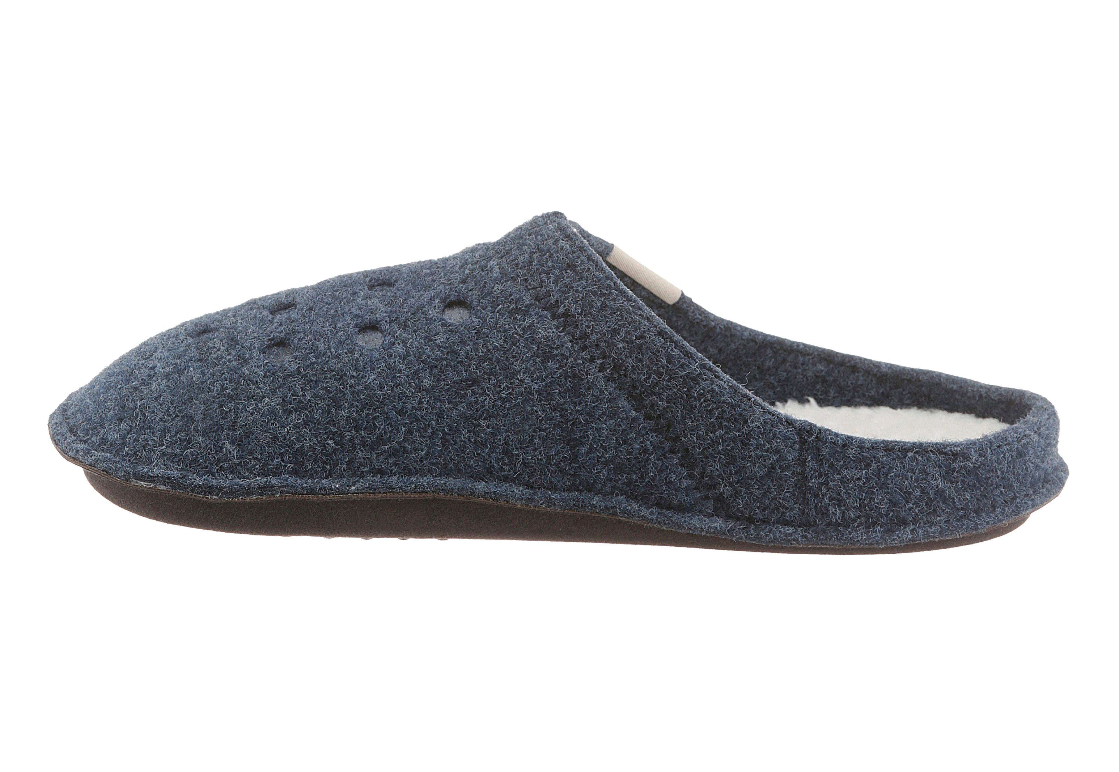 Crocs Classic Slipper Hausschuh mit kuscheliger Innensohle aus Warmfutter