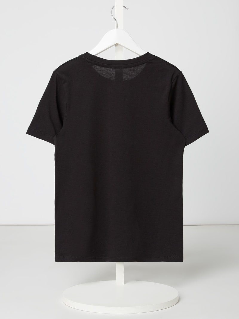 T-Shirt aus Bio-Baumwolle in schwarz