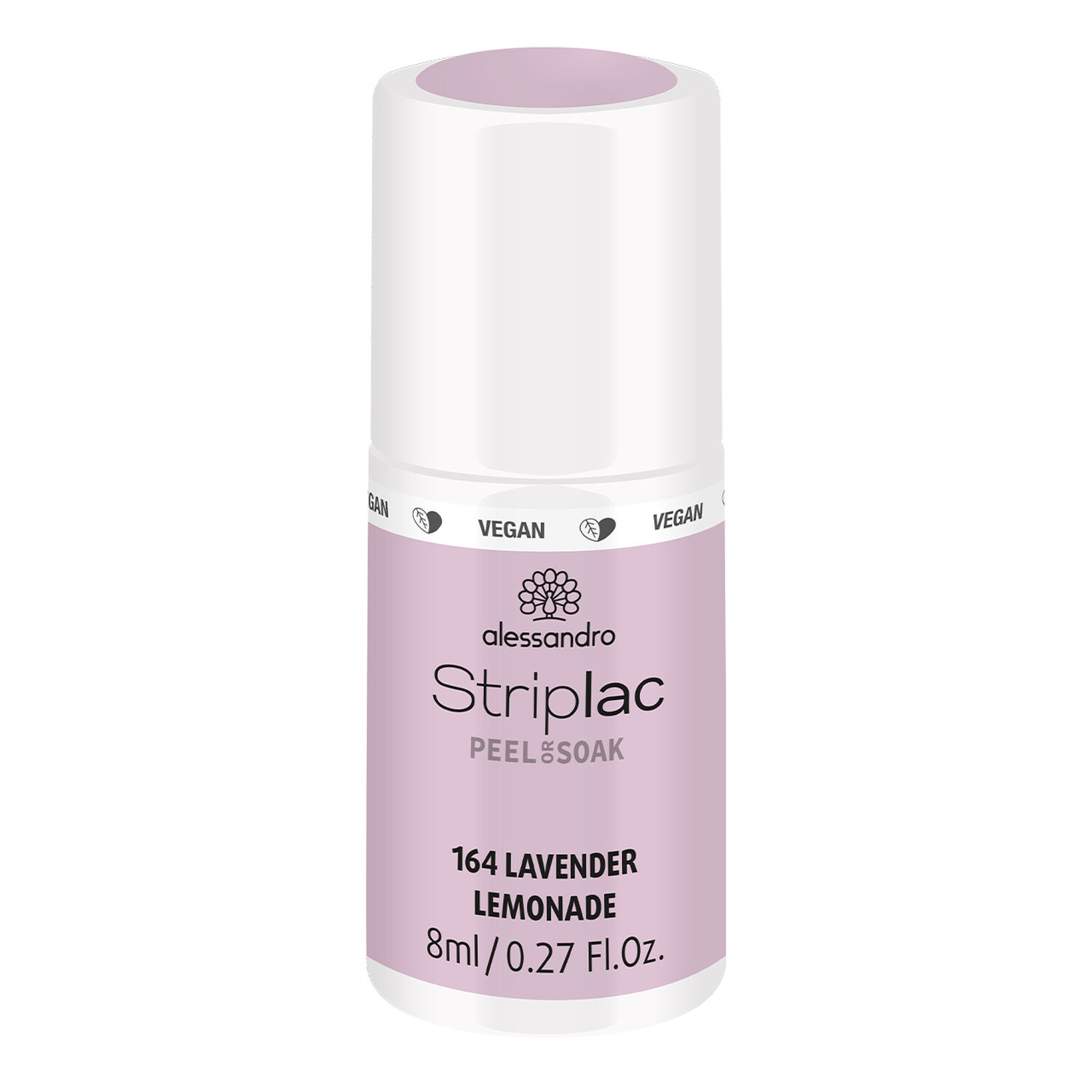 Alessandro Striplac Peel or Soak Vernis Semi-permanent - 164 Lavander Lemonade