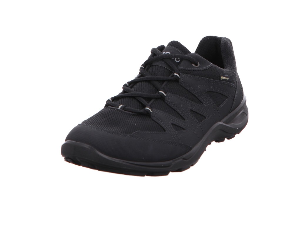 ECCO Freizeit Schnürer schwarz Outdoor