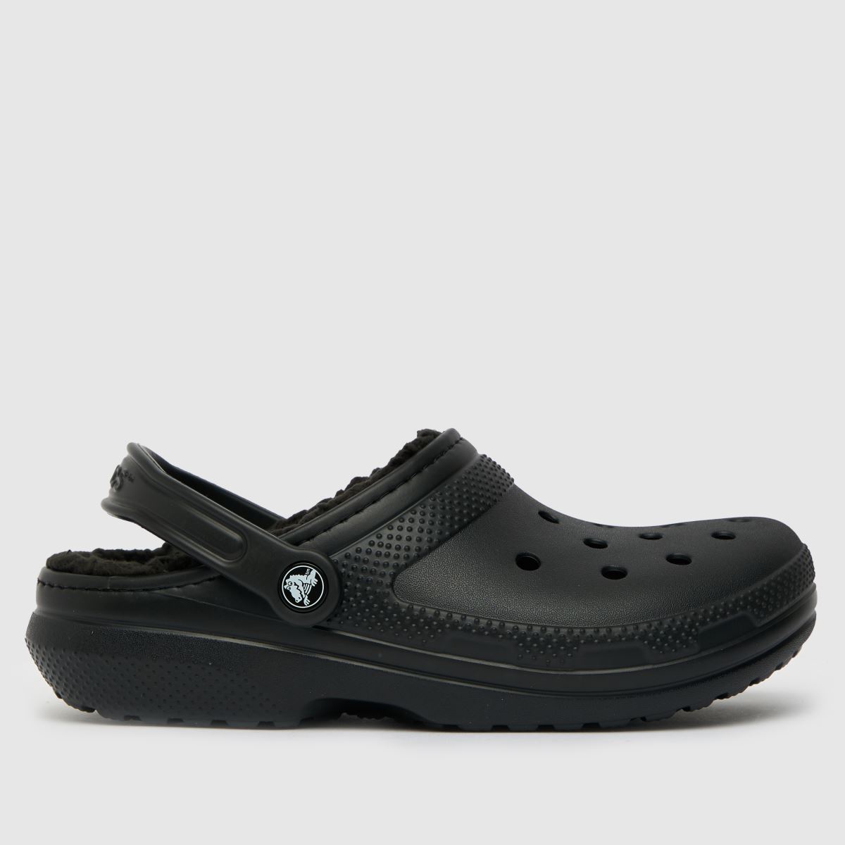 Crocs klasszikus bélelt klumpa szandál fekete színben