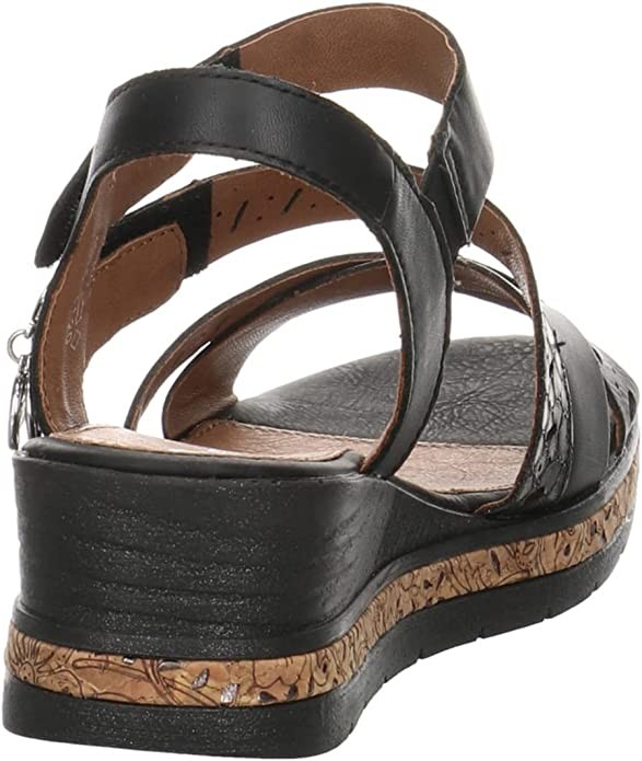 REMONTE Klassische Sandalen schwarz