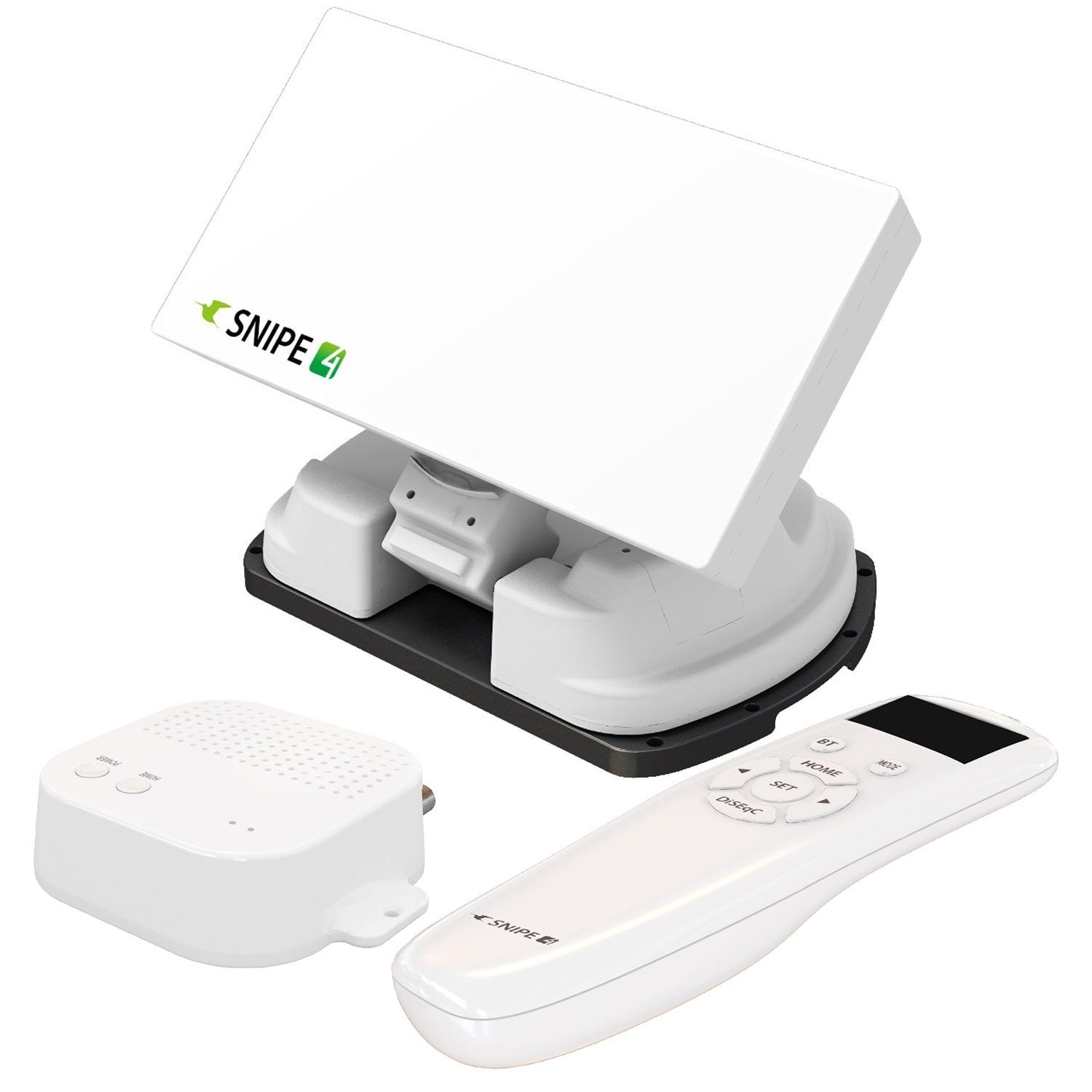Selfsat Selfsat SNIPE 4 - Twin - Mit BT Fernbedienung und iOS / Android Steue Camping Sat-Anlage
