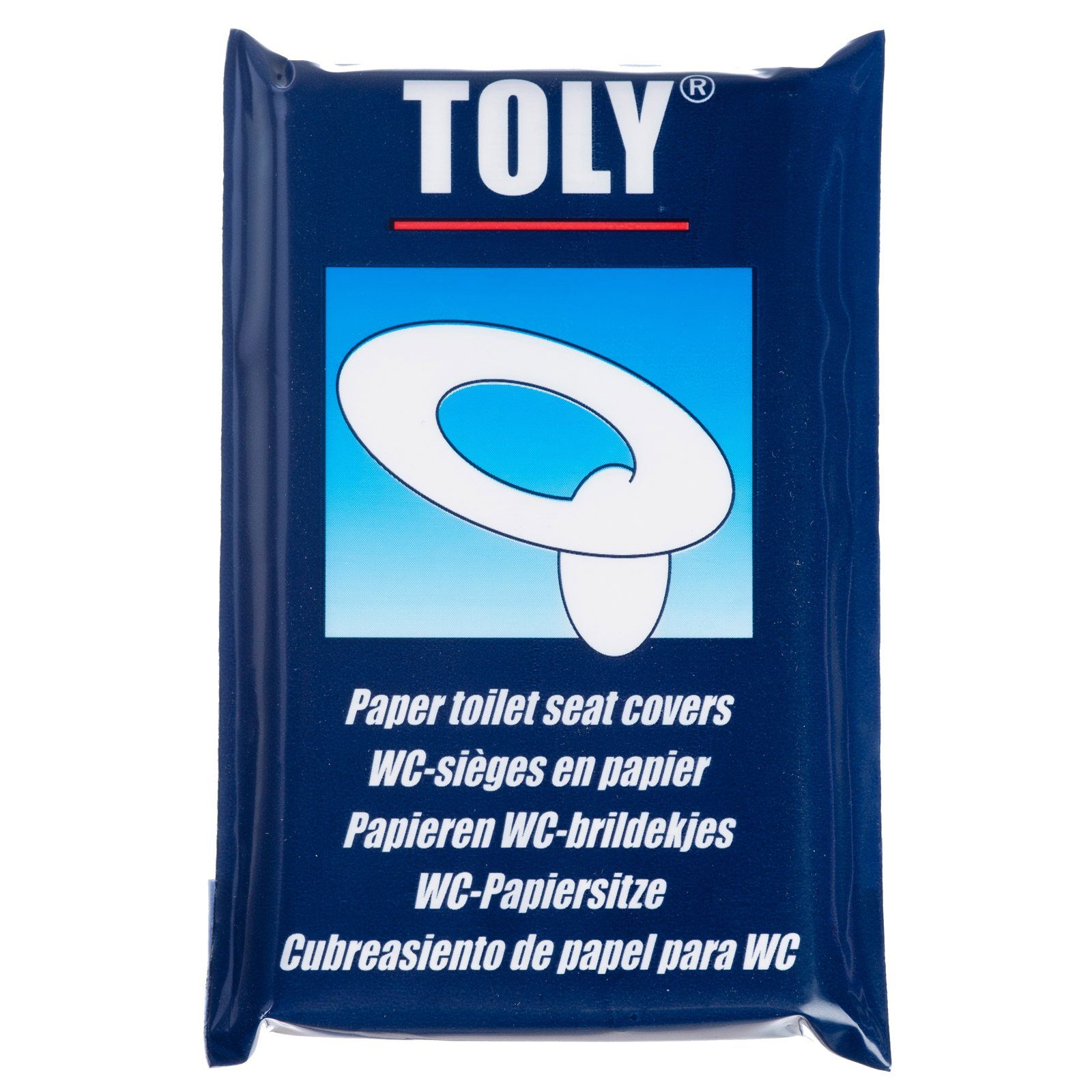 Toly Campingtoilette 50 x WC Sitz Auflage Camping Papier, Sitzauflage Klo Toilettensitz Schutz