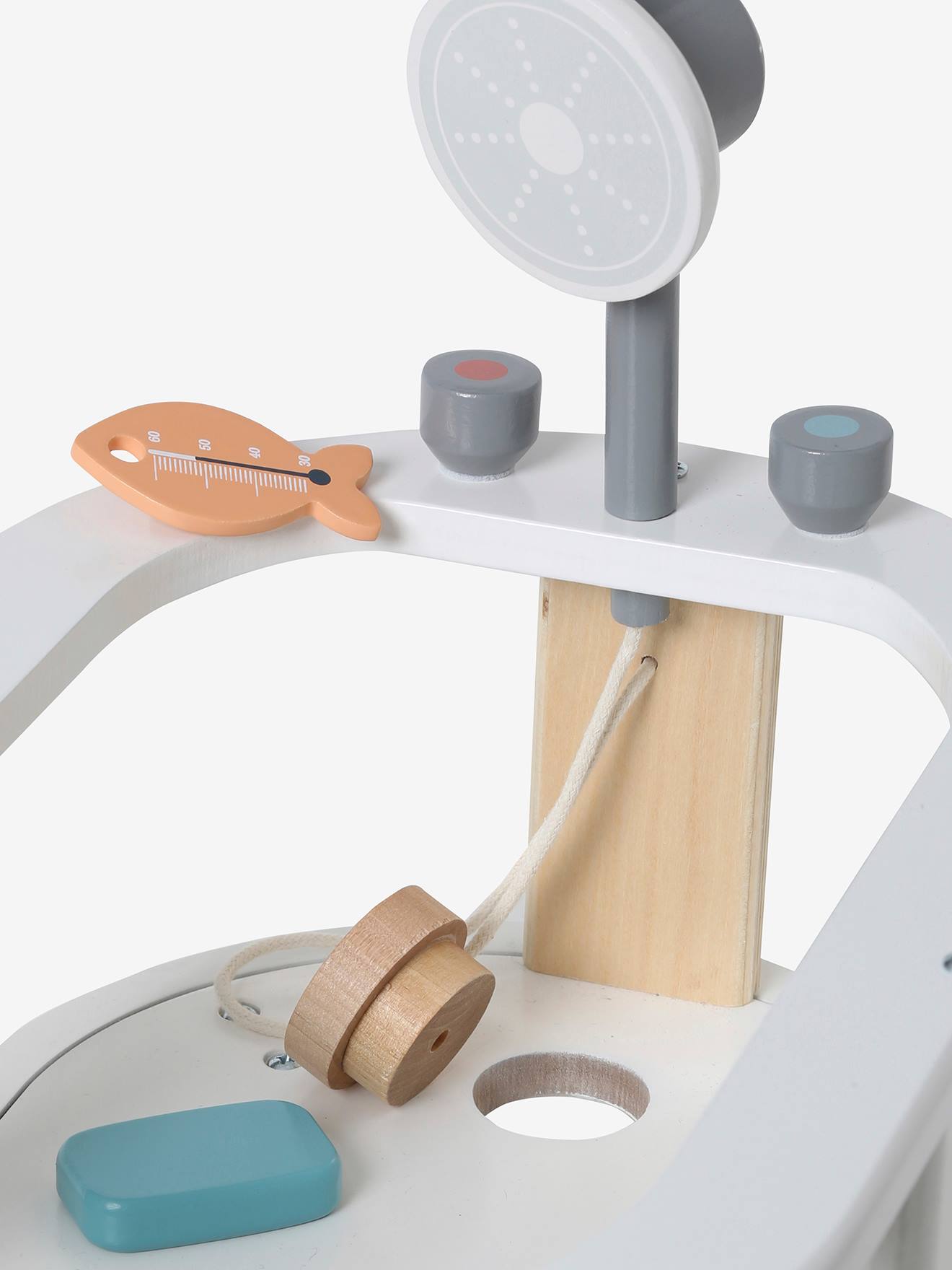 Vertbaudet Puppen-Badewanne PETITE MAISON Plexiglas/Holz FSC - weiß