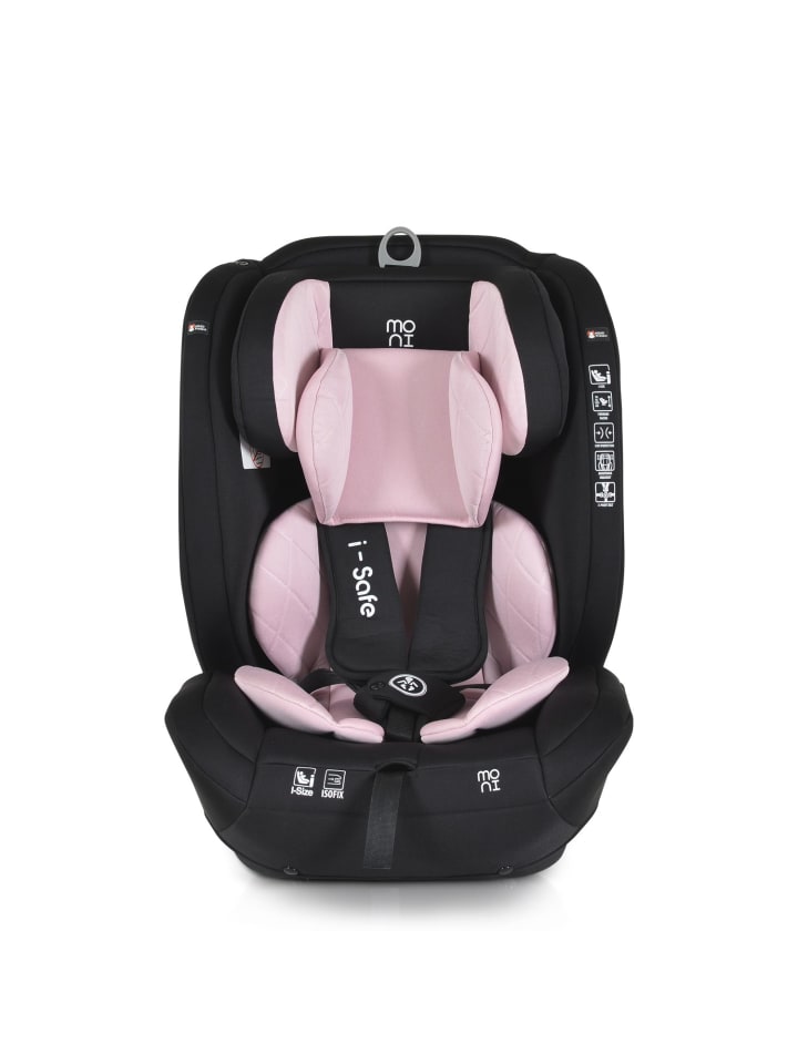 Moni Kindersitz i-Size i-Safe in rosa günstig kaufen onesize