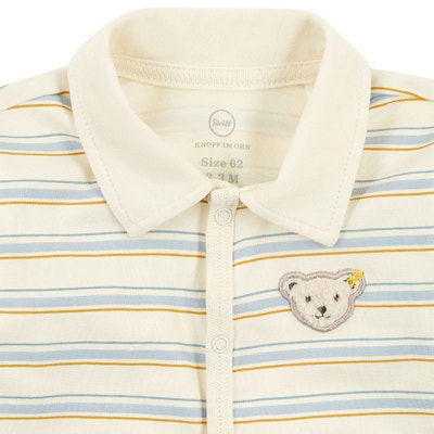 Strampler langarm, beige für Jungs