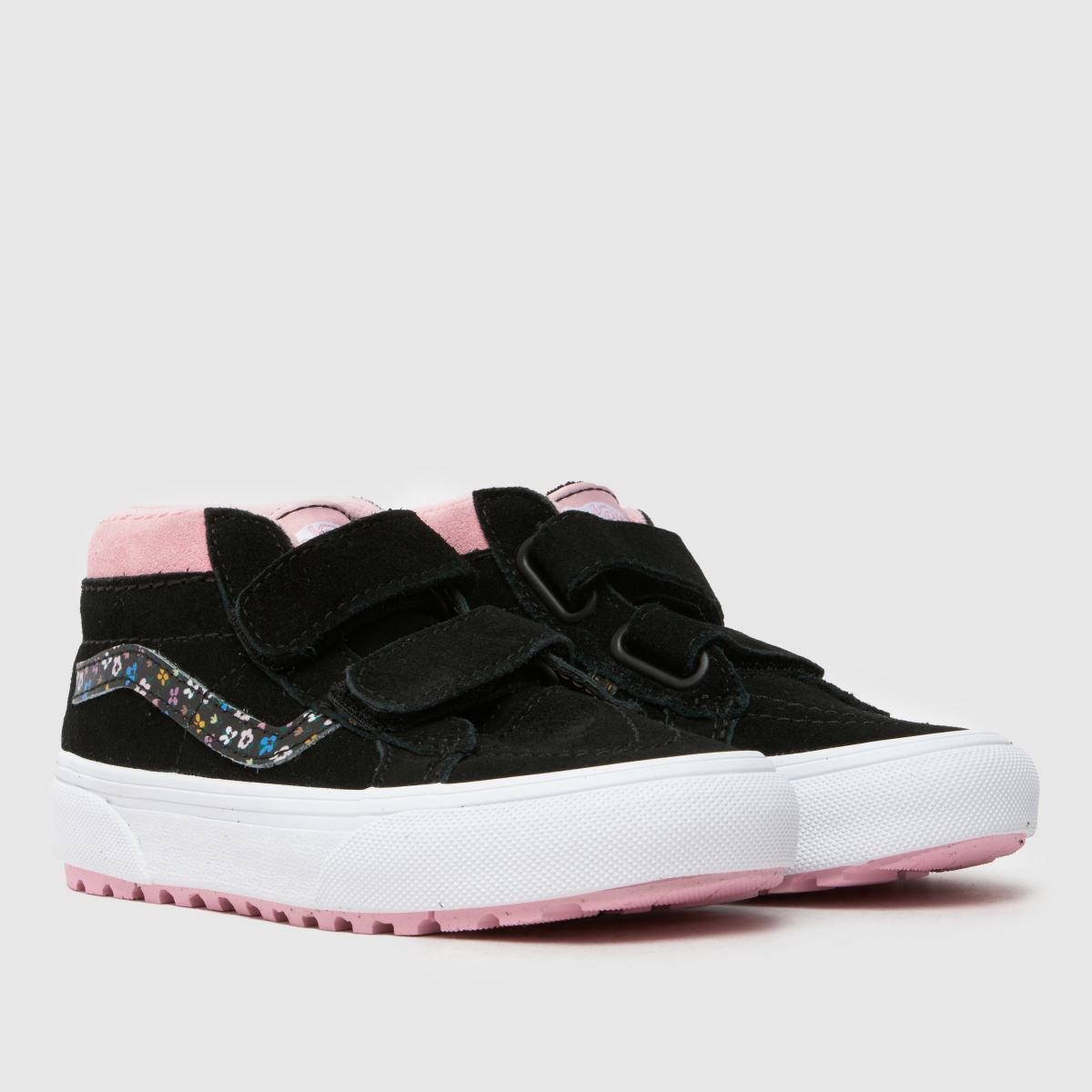 Vans svarta multifärgade mte sk8-mid reissue v flickor junior träningsskor