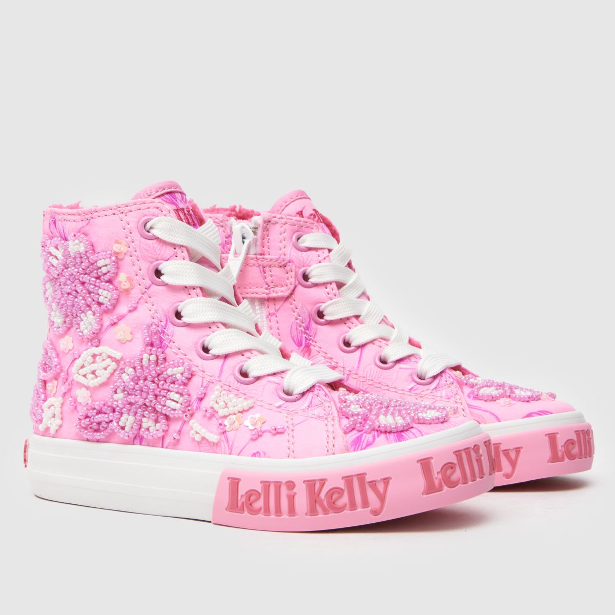 Lelli Kelly rosa Brooke Mid flickor juniorsneakers