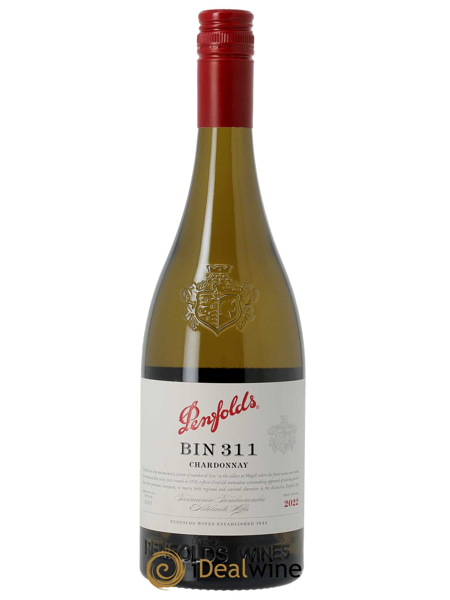 Australie Penfolds Wines Bin 311 Chardonnay  2022 - Lot de 1 Bouteille