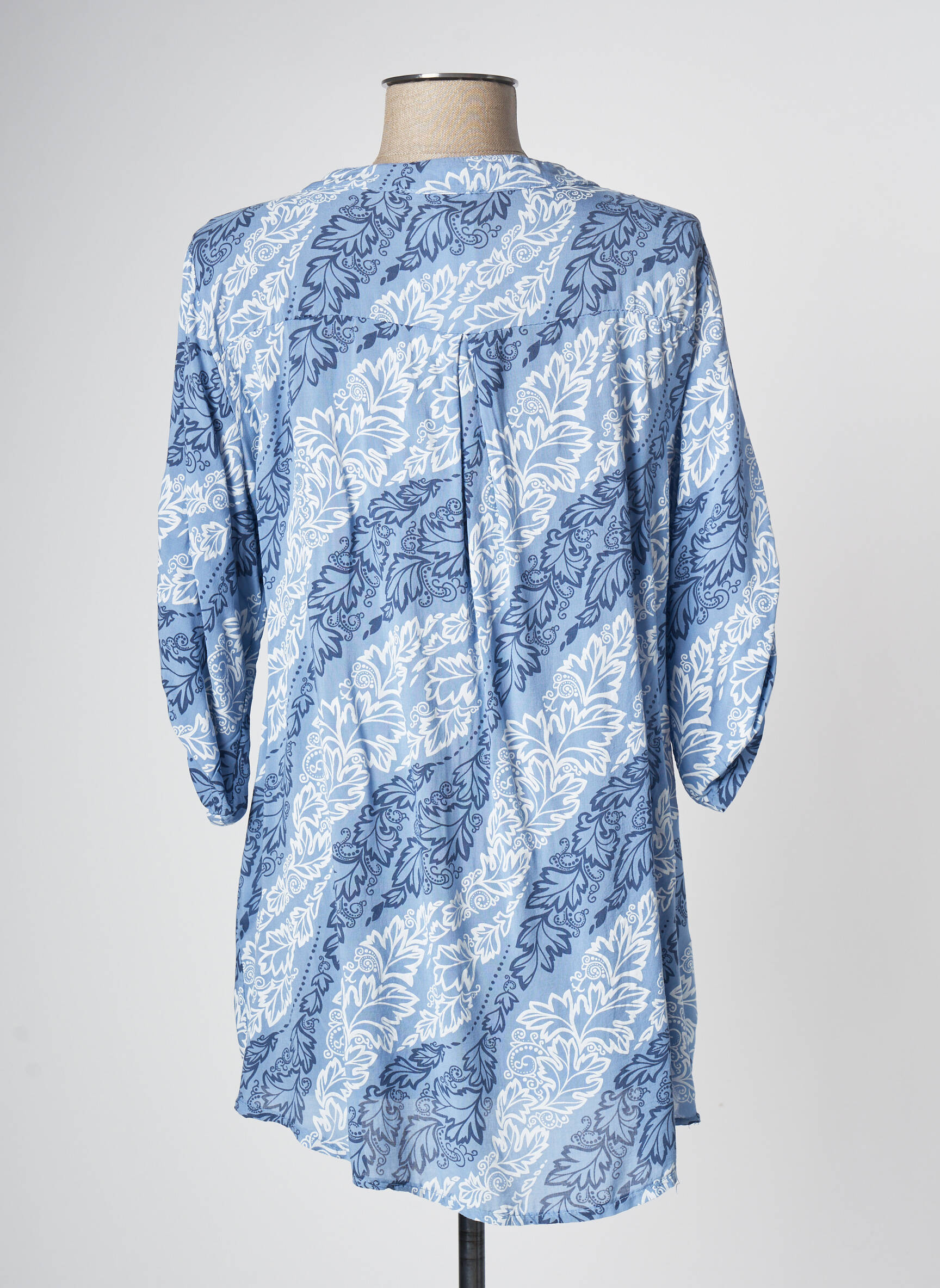 Made In Italy Tuniquemanchelongue Femme couleur bleu