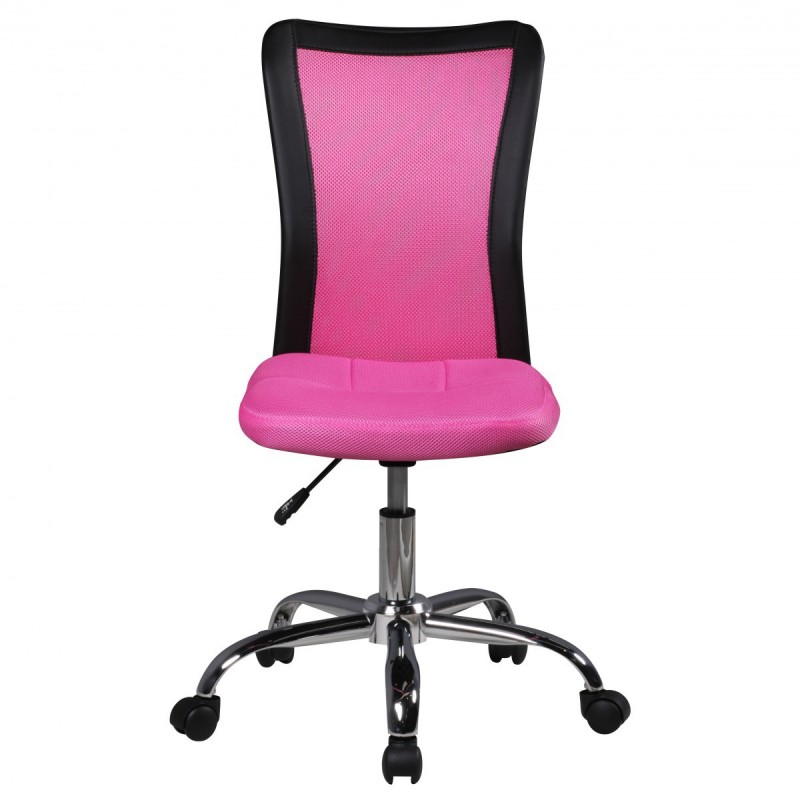 Amstyle Jugendstuhl Lukas Kinderzimmerstuhl Kinderdrehstuhl Netz Pink Schreibtischstuhl höhenverstellbar