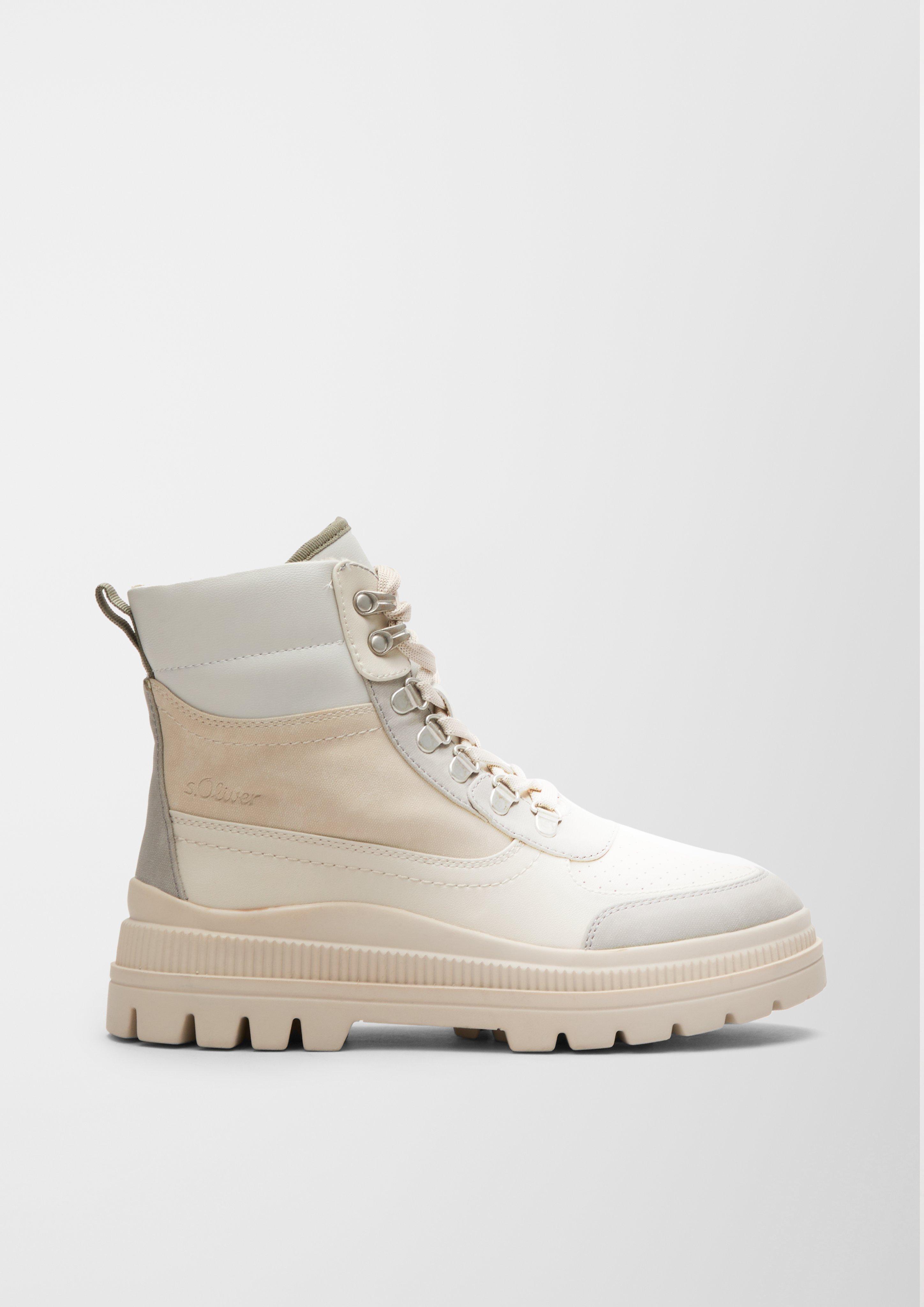 Boots aus Lederimitat  6006584-410