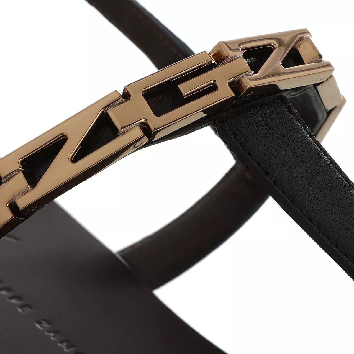 GIUSEPPE ZANOTTI Zehentrenner schwarz Sandale
