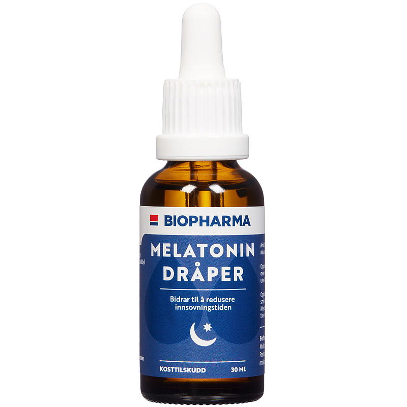Biopharma Melatonin dråper 30 ml Biopharma