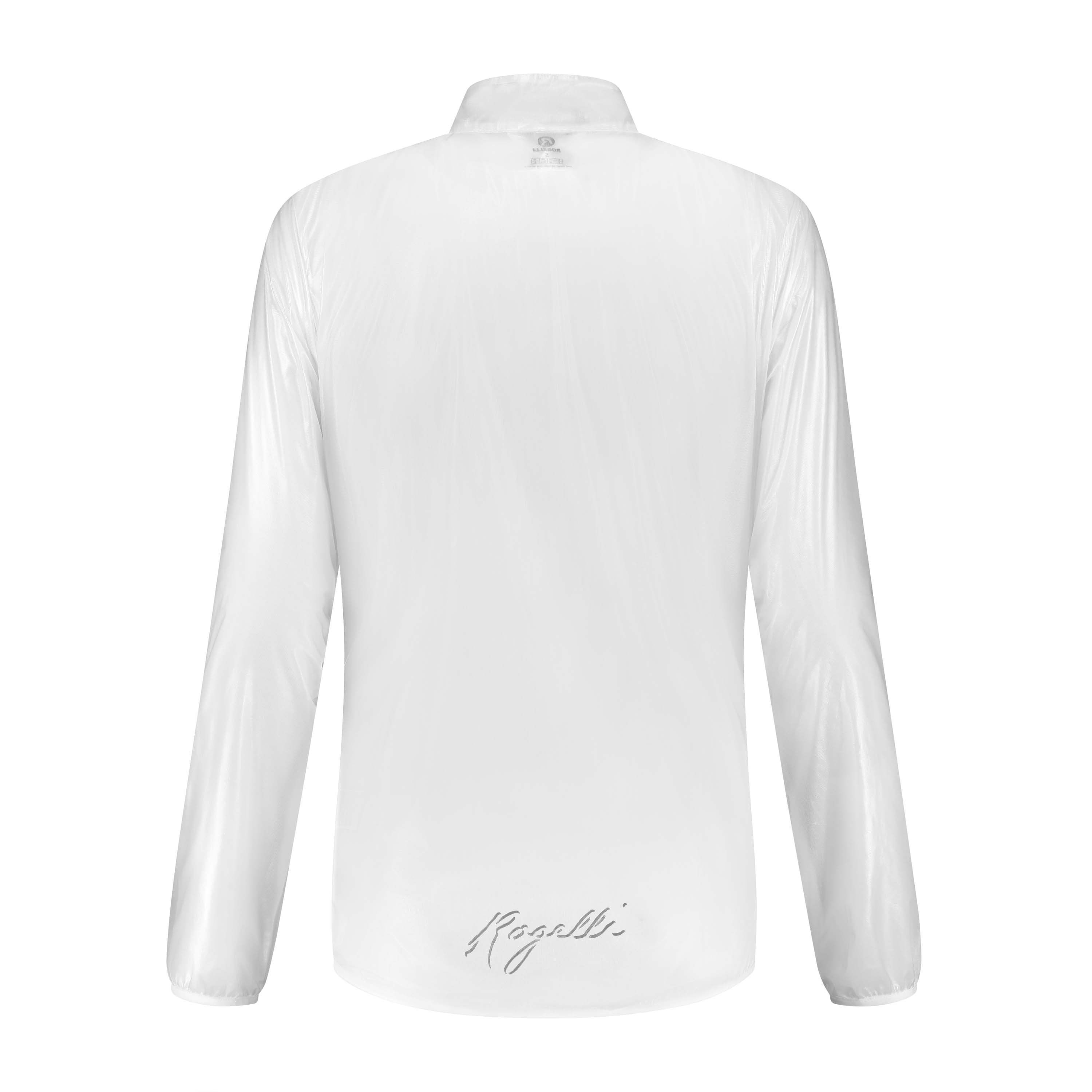 Rogelli Emergency Weiß Damen Fahrrad Regenjacke