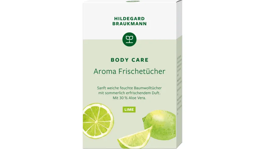HILDEGARD BRAUKMANN BODY CARE Aroma Frischetücher Lime