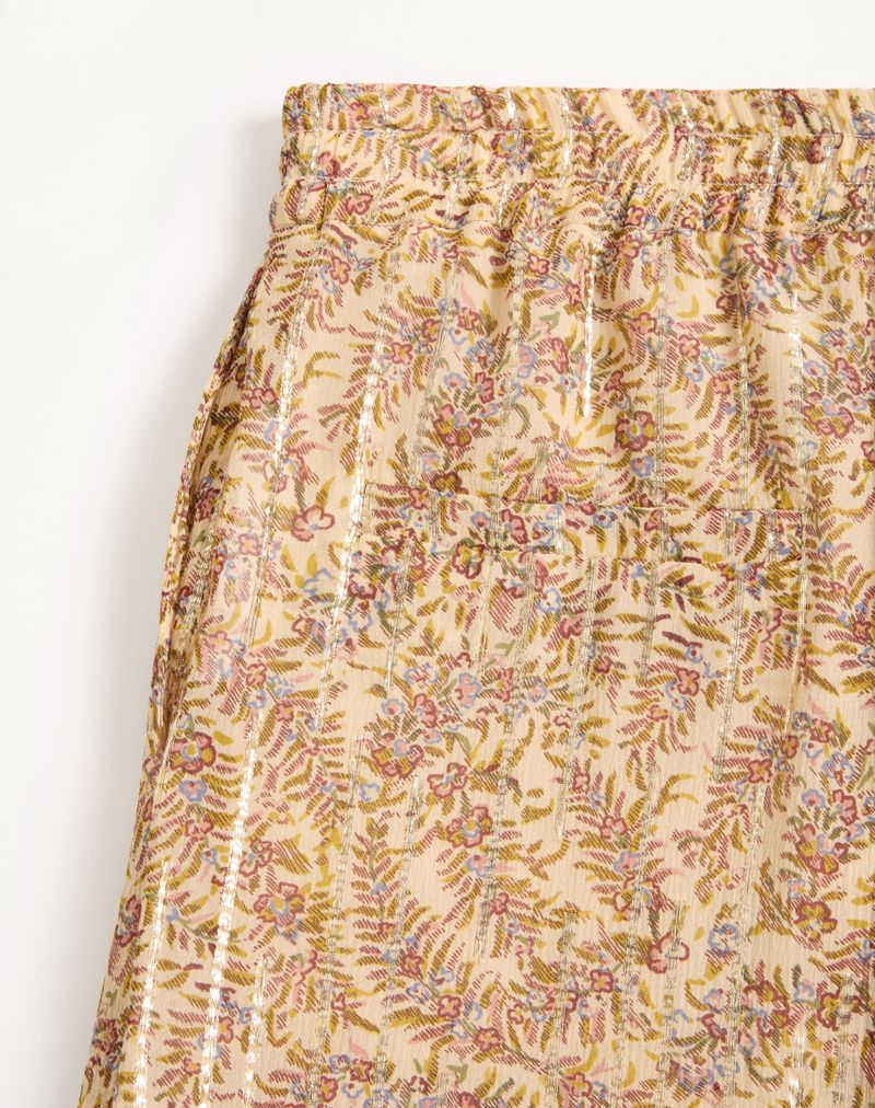 Pekin-bukser med Voyage Imaginaire Paisley-print
