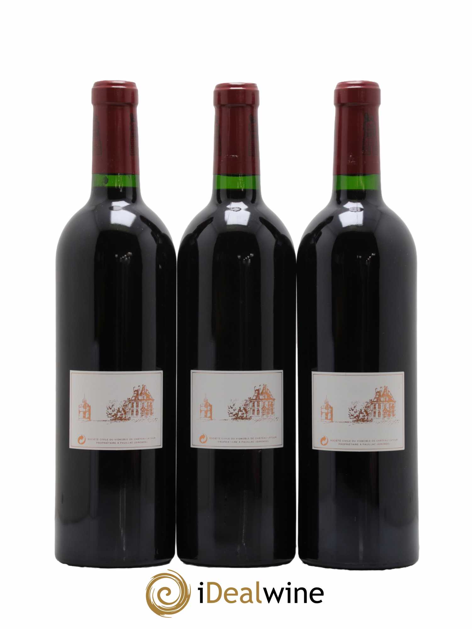 Château Latour 1er Grand Cru Classé  1997 - Lot de 3 Bouteilles