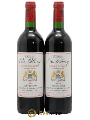Château Cos Labory 5ème Grand Cru Classé  1998 - Lot de 2 Bouteilles