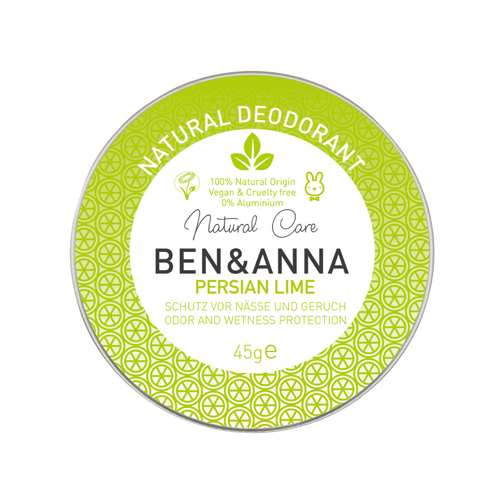 ben & anna Persian Lime Déodorant naturel en boîte métal