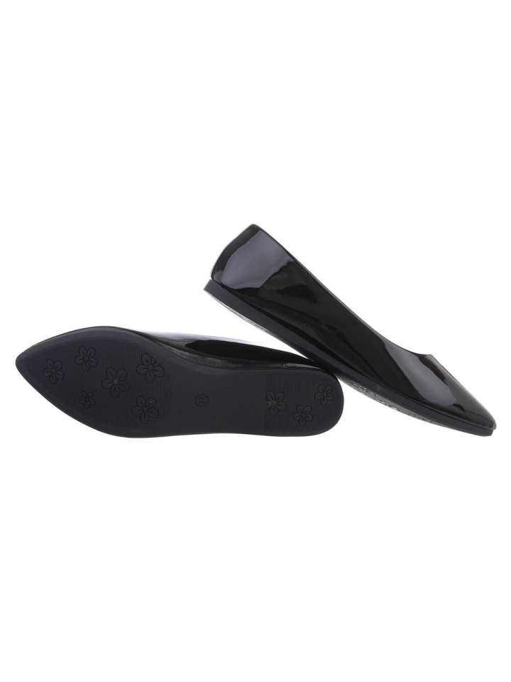 Ital-Design Ballerina in Schwarz günstig kaufen