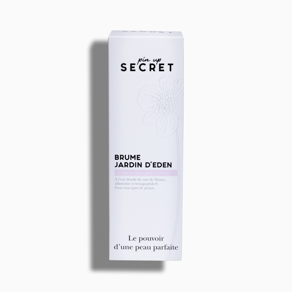 pin up secret Brume Jardin d'Eden soin visage