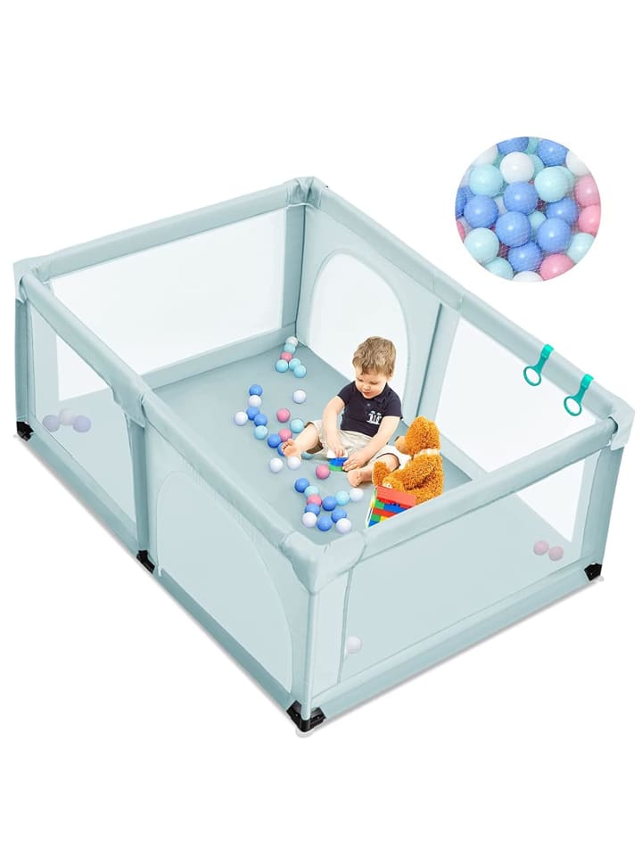 COSTWAY Laufgitter 120 x 190cm in Blau günstig kaufen onesize
