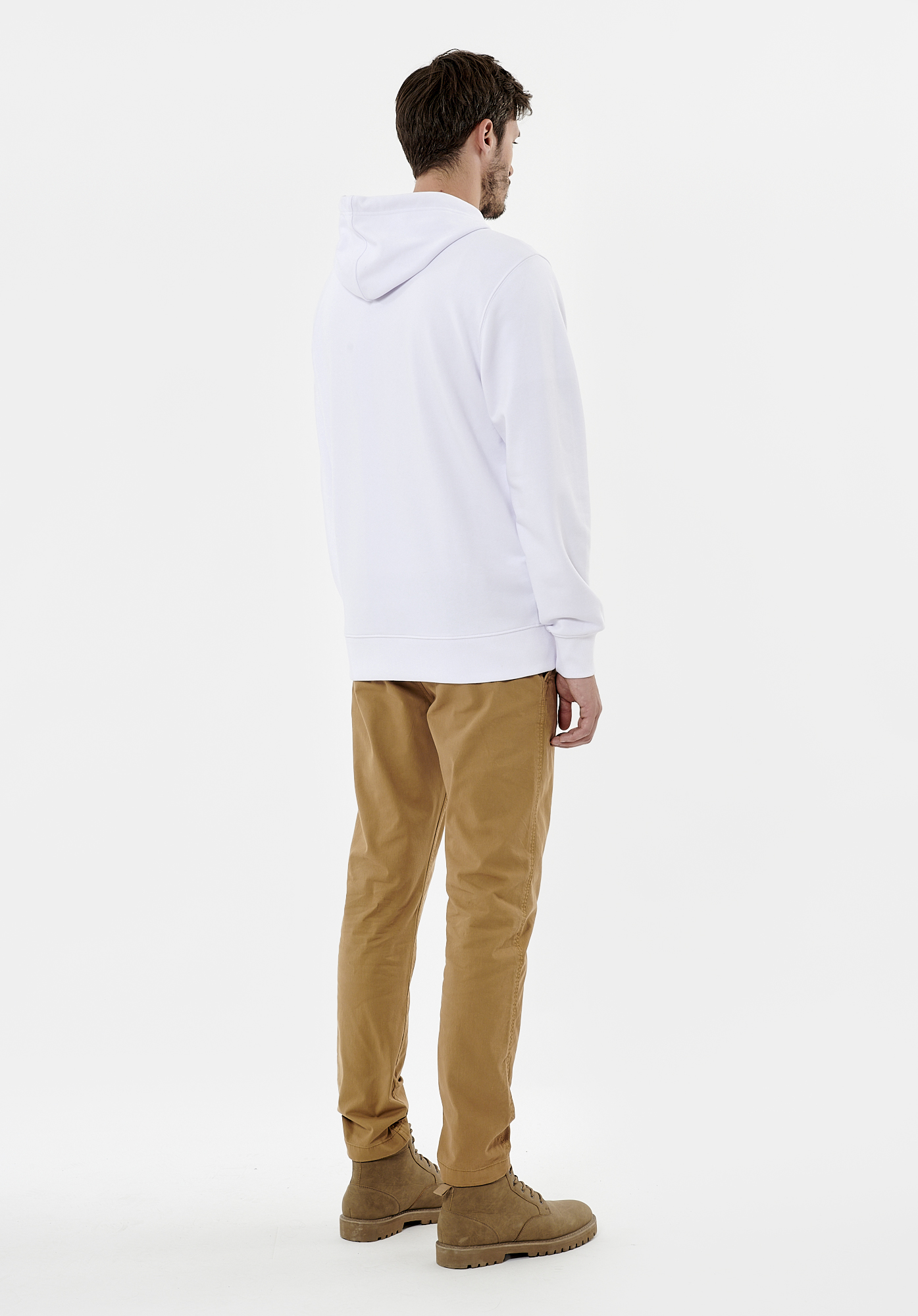 ROLAN  Sweat zippé blanc homme