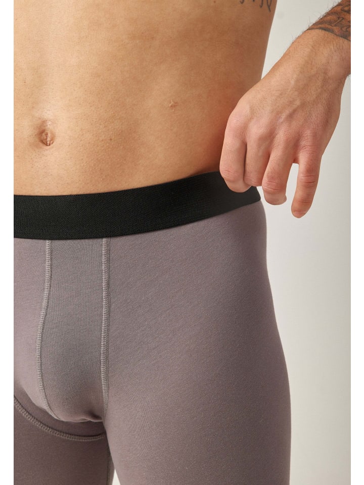 SNOCKS Lange Boxershorts 6 Stück in Mix (Schwarz/Grau/Hellgrau) günstig kaufen