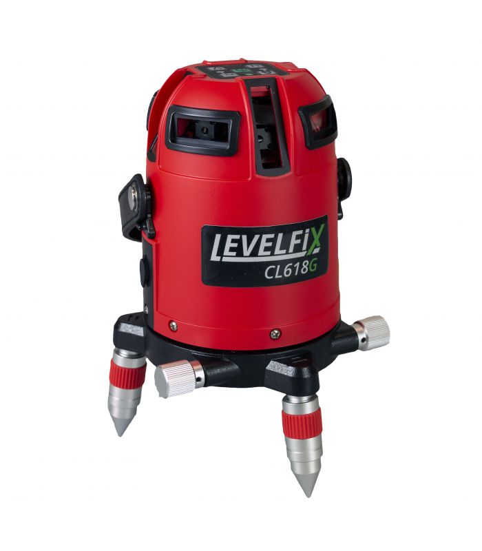 Levelfix 554033 CL618G Motorizirani višelinijski laserski zeleni + prijemnik