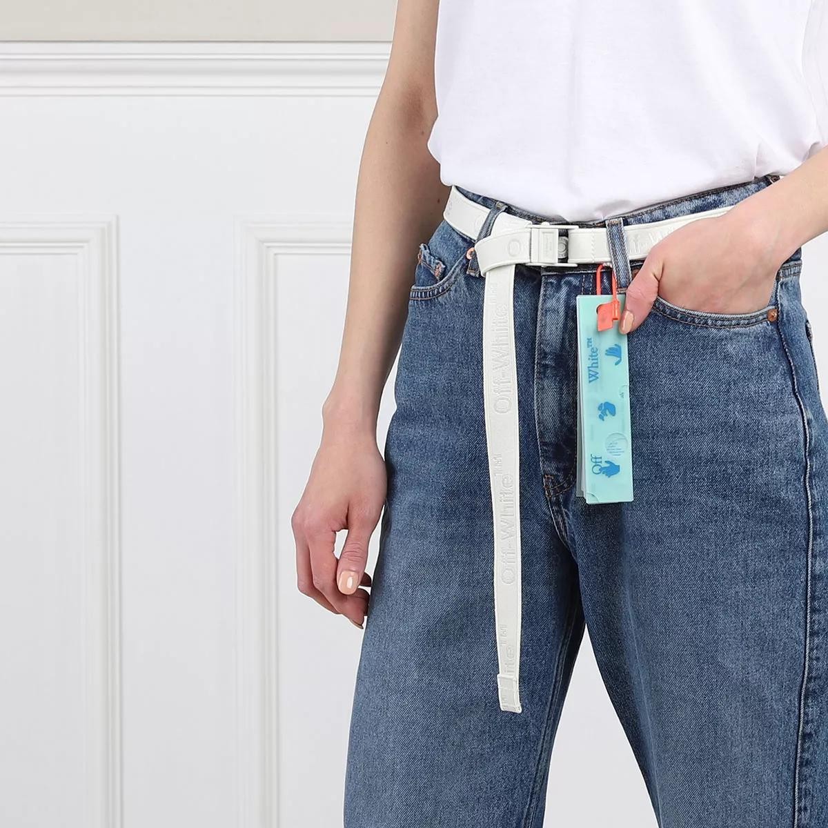 OFF-WHITE Handtaschen weiss Dünner Gürtel