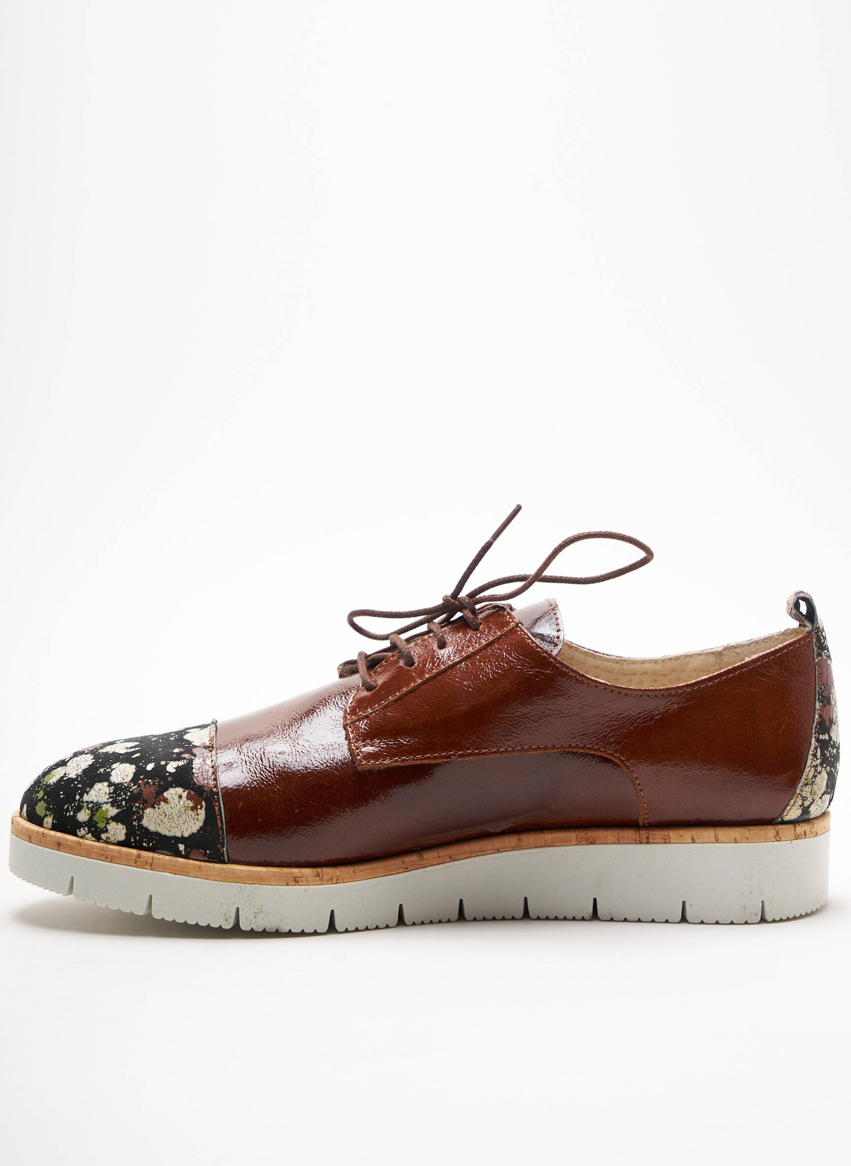 Brodequins Derby Femme couleur marron