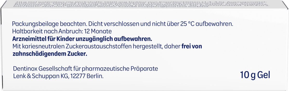 Dentinox-Gel N Zahnungshilfe, 10 g
