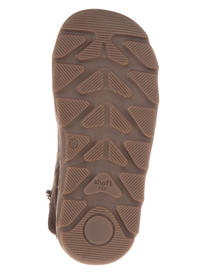 POM POM Leder-Barfußschuhe in Braun günstig kaufen
