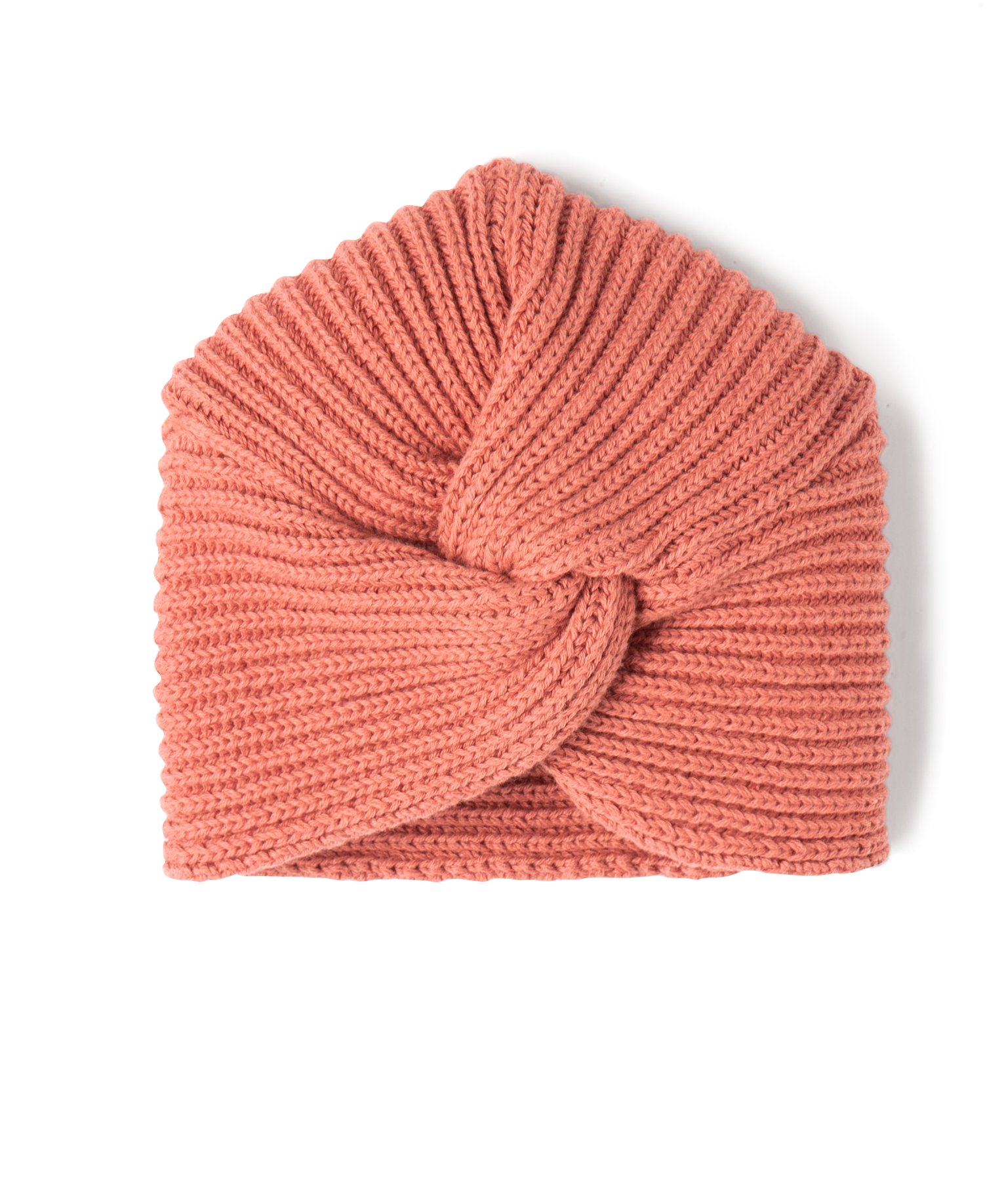 Bonnet bébé de naissance en maille torsadée rose | GEMO